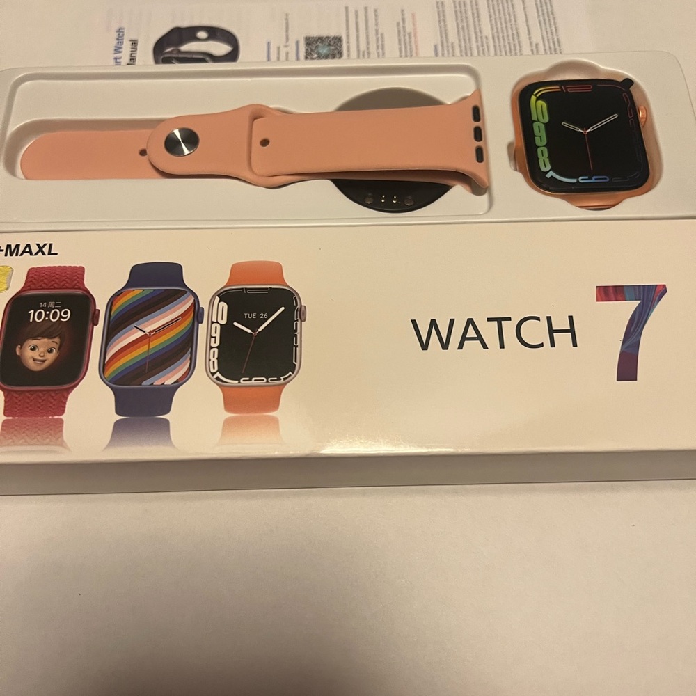 Smart Watch Bluetooth color pink X7 maxl